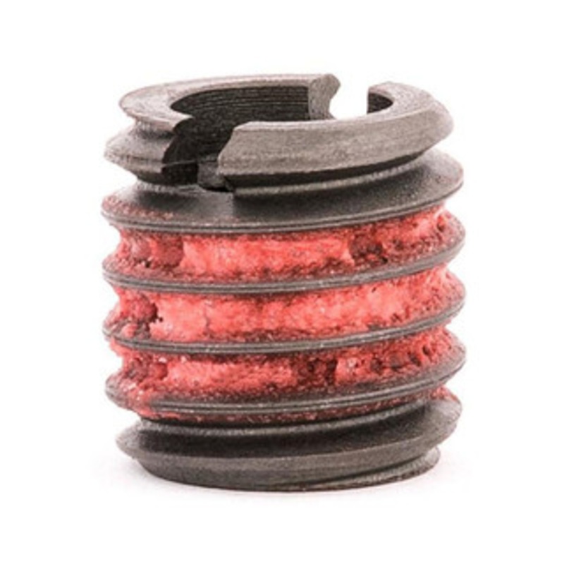 E-Z LOK Thread Locking Insert: M6 x 1 Internal Thread, M10 x 1.5 External Thread, Metric Coarse, 10.5 mm OAL, Self-Lock Wall Carbon Steel 450-6 – 63802060