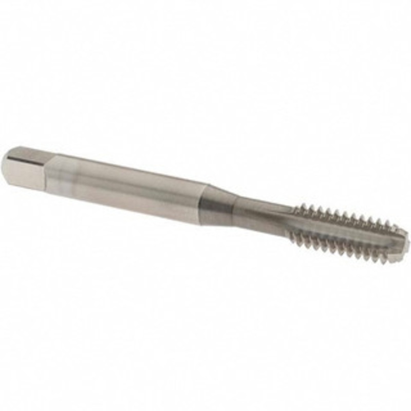 OSG Straight Flute Tap: 1/4-20 UNC, 3 Flutes, Bottoming, 3B Class of Fit, Vanadium High Speed Steel, Nitride Coated 1 Thread Length, 2-1/2 OAL, Right Hand Thread, H3, Series 240 2403203 – 64046170