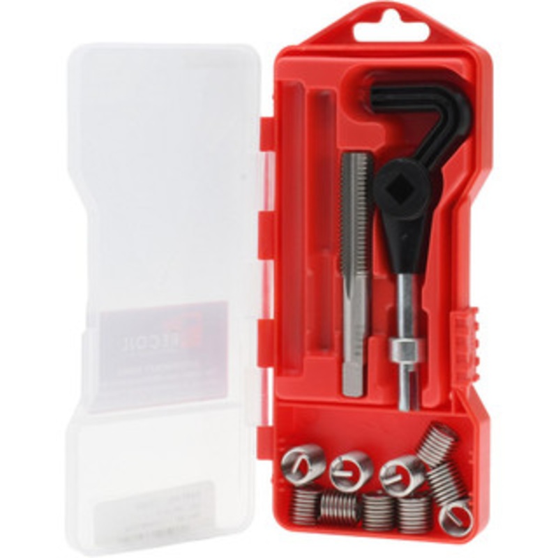 Recoil Thread Repair Kit: Free-Running & Screw-Locking 10 Pc, Stainless Steel Insert 33085 – 61431029