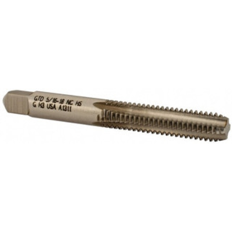 WIDIA Straight Flutes Tap: 5/16-18, UNC, 4 Flutes, Bottoming, 3B, High Speed Steel, Bright/Uncoated 1-1/8 Thread Length, Right Hand, H3, Series 5305 & 5303 2749732 – 70741681