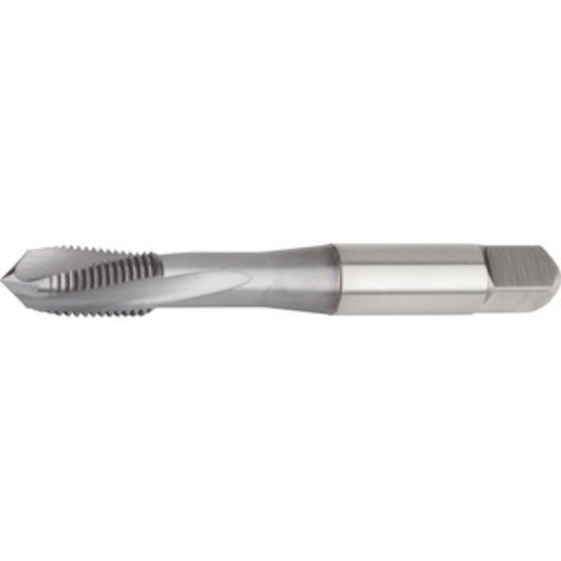 WIDIA Spiral Flute Tap: M8x1.25 Metric, 3 Flutes, Plug, 6H Class of Fit, Powdered Metal, Nitride/Oxide Coated 12.1 mm Thread Length, 69.2 mm OAL, Right Hand Thread, D5, Series GT90 5705668 – 97530695