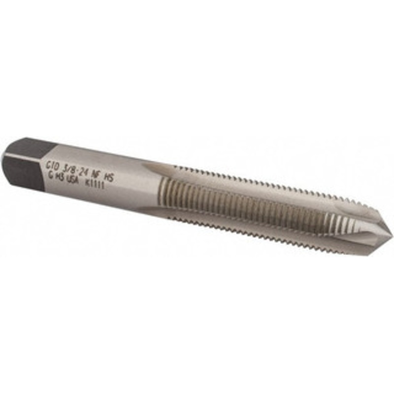 WIDIA Spiral Point Tap: 3/8-24 UNF, 3 Flutes, Plug Chamfer, 2B/3B Class of Fit, High-Speed Steel, Bright/Uncoated 1-1/4 Thread Length, 2-15/16 OAL, Right Hand, H3, Series 5301 2750067 – 70745187
