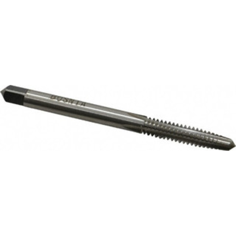 Value Collection #10-24 Taper RH H2 Bright High Speed Steel 4-Flute Straight Flute Hand Tap 2-3/8 OAL, 7/8 Thread Length, UNC MSC-04428264 – 04428264