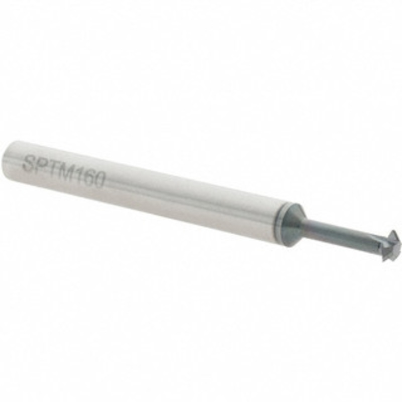 Scientific Cutting Tools Single Profile Thread Mill: #12-24 to #12-56, 24 to 56 TPI, Internal & External, 3 Flutes, Solid Carbide 0.16 Cut Dia, 3/16 Shank Dia, 2 OAL, AlTiN+ Coated SPTM160A – 44063774