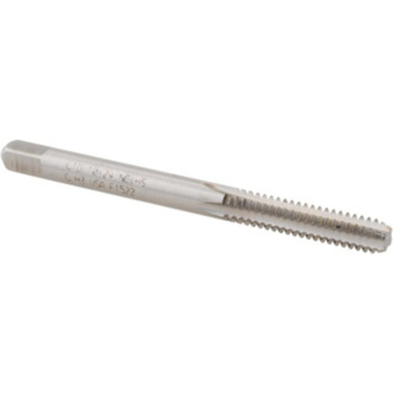 WIDIA Straight Flute Tap: #10-24 UNC, 4 Flute, Bottoming Chamfer, HSS, Bright/Uncoated Finish 7/8 Thread Length, 2-3/8 OAL, H3, Series 2305/5305 2748733 – 90935131