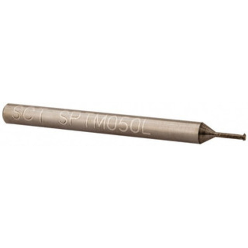 Scientific Cutting Tools Single Profile Thread Mill: #1-64 to #1-80, 64 to 80 TPI, Internal & External, 3 Flutes, Solid Carbide 0.05 Cut Dia, 1/8 Shank Dia, 1.5 OAL, Bright/Uncoated SPTM050L – 02458107