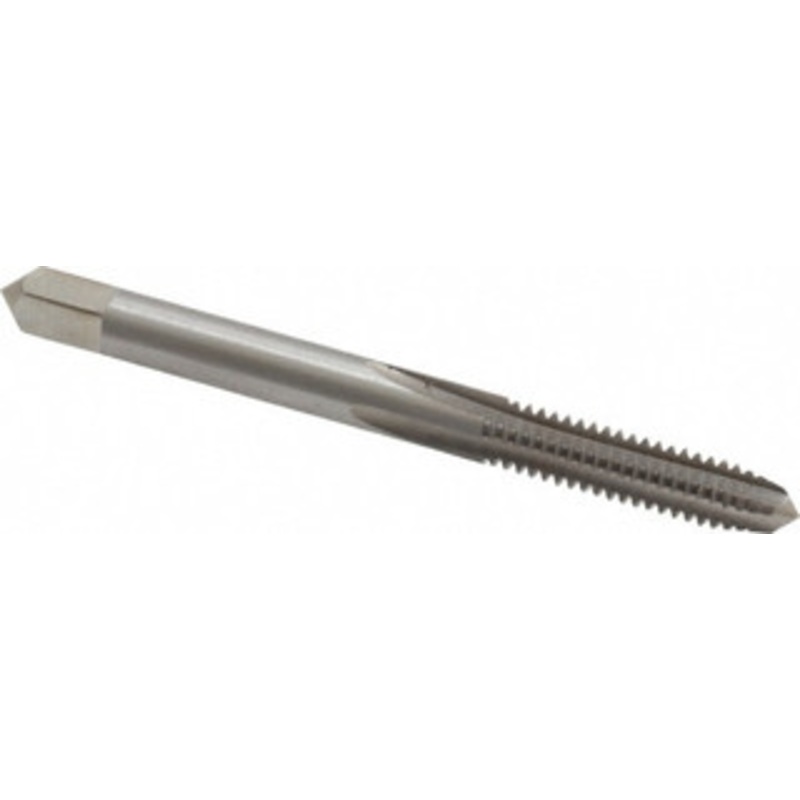 Value Collection #12-24 Plug RH 2B/3B H3 Bright High Speed Steel 4-Flute Straight Flute Hand Tap 2-3/8 OAL, 15/16 Thread Length, UNC MSC-04439246 – 04439246