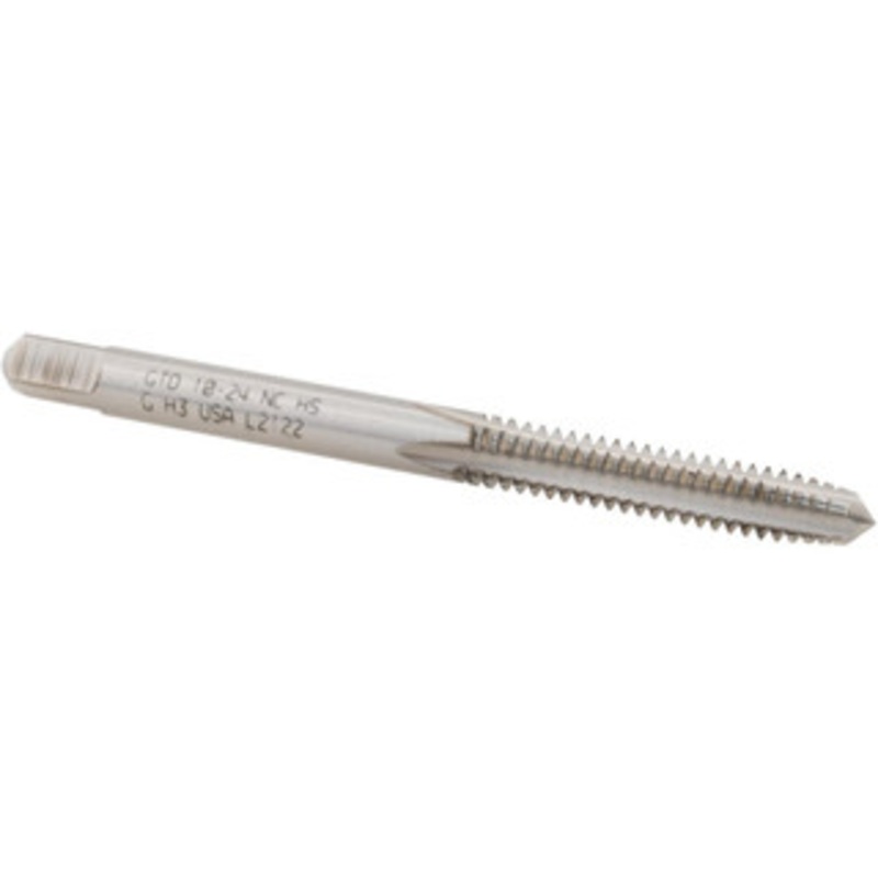 WIDIA Straight Flute Tap: #10-24 UNC, 4 Flute, Plug Chamfer, HSS, Bright/Uncoated Finish 7/8 Thread Length, 2-3/8 OAL, H3, Series 2305/5305 2748736 – 90395211