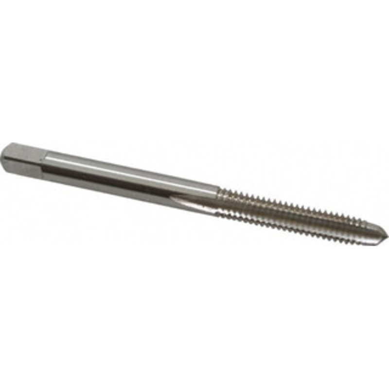 Cleveland Twist Drill #8-32 Plug RH 3B H2 Bright High Speed Steel 3-Flute Straight Flute Hand Tap 2-1/8 OAL, 19.05mm Thread Length, UNC, Series 1002 C54267 – 40201980