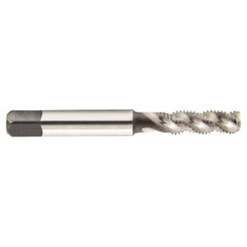 HeliCoil #12-24 UNC, 3 Flute, Bottoming Chamfer, Bright Finish, High Speed Steel Spiral Flute STI Tap Right Hand Flute, 2-23/32 OAL, 0.318 Shank Diam, 1-1/8 Thread Length, 3B Class of Fit 5905-1 – 64832447