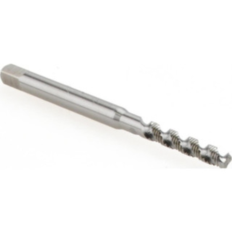 Hertel #2-56 UNC, 3 Flute, 52 Helix, Bottoming Chamfer, Bright Finish, High Speed Steel Spiral Flute STI Tap 1-7/8 OAL K007300AS – 07680804