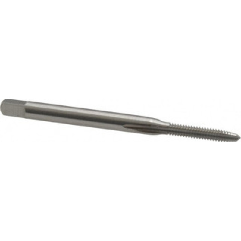 Cleveland Twist Drill #3-48 Plug RH 2B H2 Bright High Speed Steel 3-Flute Straight Flute Hand Tap 1.813 OAL, 12.7mm Thread Length, UNC, Series 1002 C54116 – 40200701