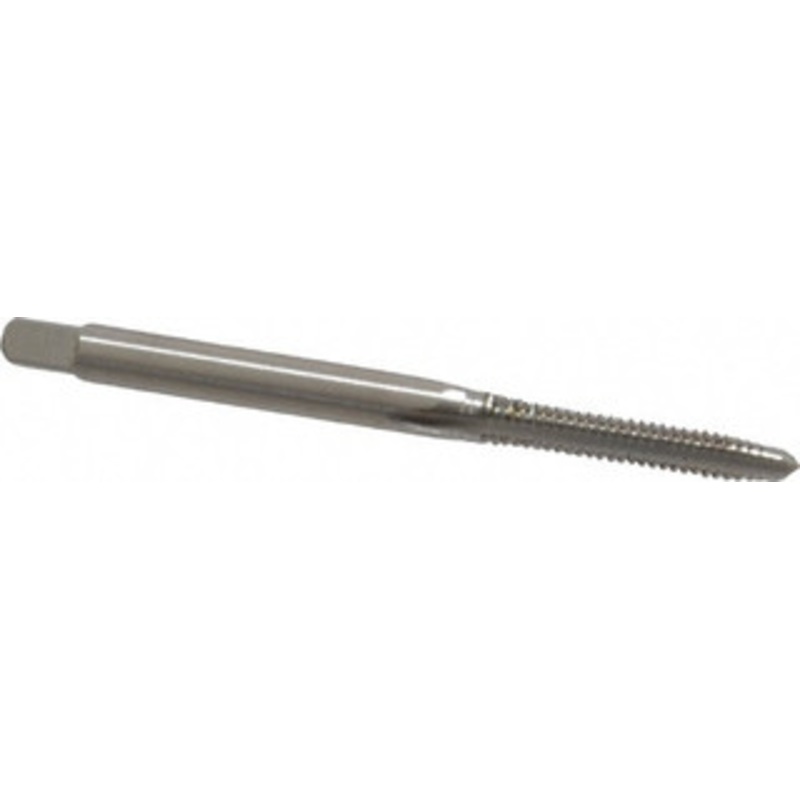 Cleveland Twist Drill #4-40 Plug RH 2B/3B H2 Bright High Speed Steel 3-Flute Straight Flute Hand Tap 1-7/8 OAL, 0.31 Thread Length, UNC, Series 1002 C54150 – 40201006