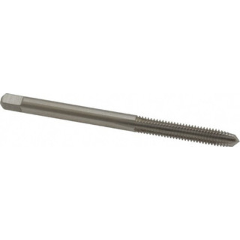 Cleveland Twist Drill #6-40 Plug RH H1 Bright High Speed Steel 3-Flute Straight Flute Hand Tap 50.8mm OAL, 0.38 Thread Length, UNF, Series 1002 C54233 – 40201782