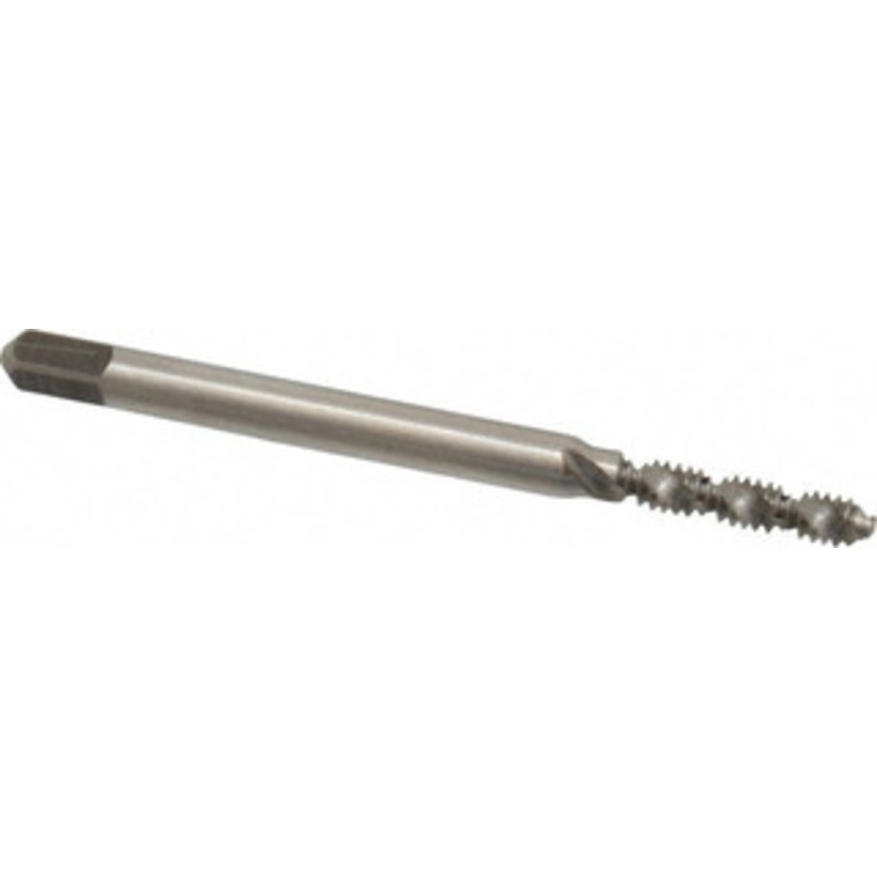Kennametal Spiral Flute Tap: #4-40 UNC, 2 Flutes, Bottoming, 2B/3B Class of Fit, Vanadium High Speed Steel, Bright/Uncoated 0.561 Thread Length, 1.88 OAL, Right Hand Thread, H2 4130058 – 88205455