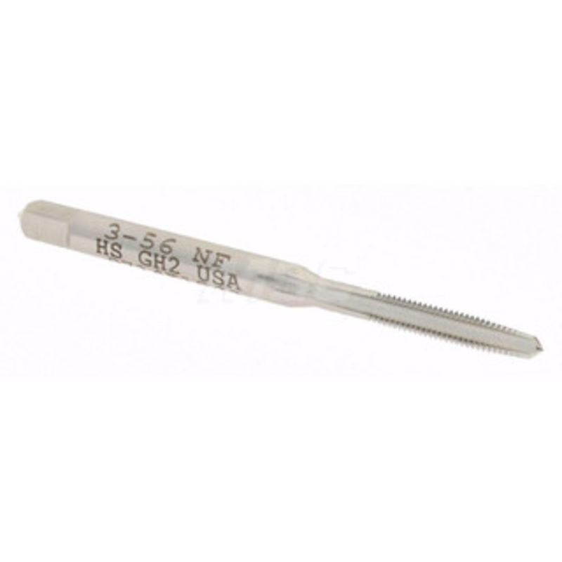 Hertel #3-56 Taper RH 2B H2 Bright High Speed Steel 3-Flute Straight Flute Hand Tap 1-13/16 OAL, 1/2 Thread Length, UNF K008066AS – 07677479