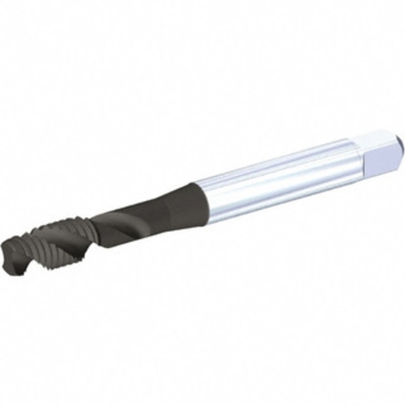 Kennametal Spiral Flute Tap: #10-32 UNF, 2 Flutes, Modified Bottoming, 2B Class of Fit, Vanadium High Speed Steel, TiN/CrC/C Coated 12 mm Thread Length, 70 mm OAL, Right Hand Thread, H3, Series T682 5689870 – 57450306