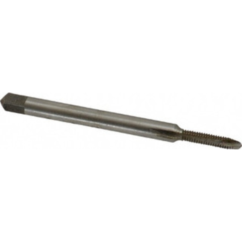 Value Collection #2-56 UNC 2B 2 Flute Bright Finish High Speed Steel Spiral Point Tap Plug Chamfer, Right Hand Thread, 1-3/4 OAL, 7/16 Thread Length, H1 MSC-04492567 – 04492567