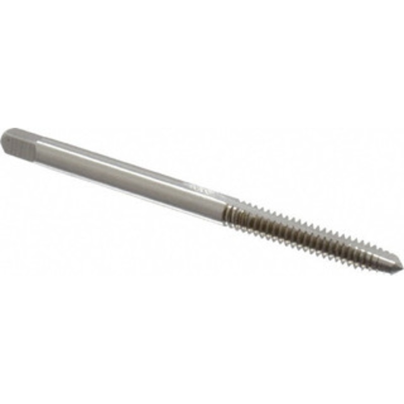 Cleveland Twist Drill #6-32 Plug RH 3B H2 Bright High Speed Steel 2-Flute Straight Flute Hand Tap 50.8mm OAL, 0.38 Thread Length, UNC, Series 1002 C54215 – 40201444