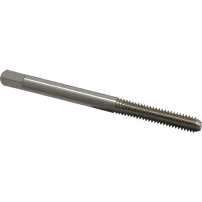 Cleveland Twist Drill #8-32 Bottoming RH 3B H2 Bright High Speed Steel 2-Flute Straight Flute Hand Tap 2-1/8 OAL, 19.05mm Thread Length, UNC, Series 1003 C54265 – 40201964