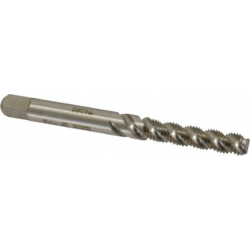 HeliCoil #8-36 UNF, 3 Flute, Bottoming Chamfer, Bright Finish, High Speed Steel Spiral Flute STI Tap Right Hand Flute, 2-3/8 OAL, 0.22 Shank Diam, 15/16 Thread Length, 3B Class of Fit 5906-2 – 64832546