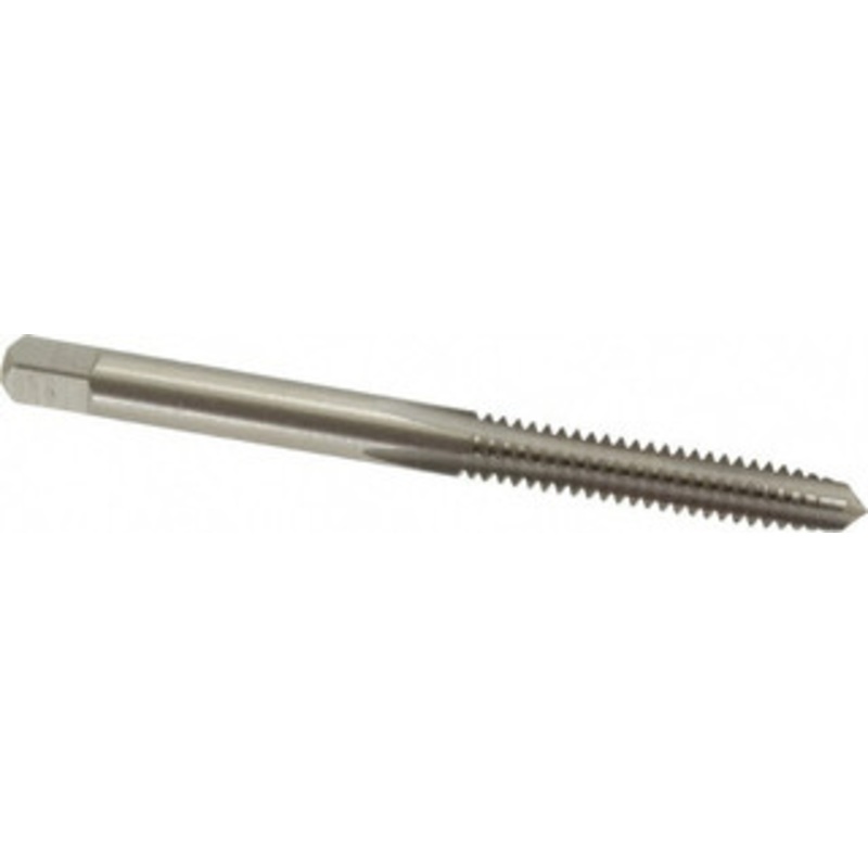Cleveland Twist Drill #10-24 Plug RH 2B/3B H3 Bright High Speed Steel 4-Flute Straight Flute Hand Tap 2-3/8 OAL, 1/2 Thread Length, UNC, Series 1002 C54330 – 40202749
