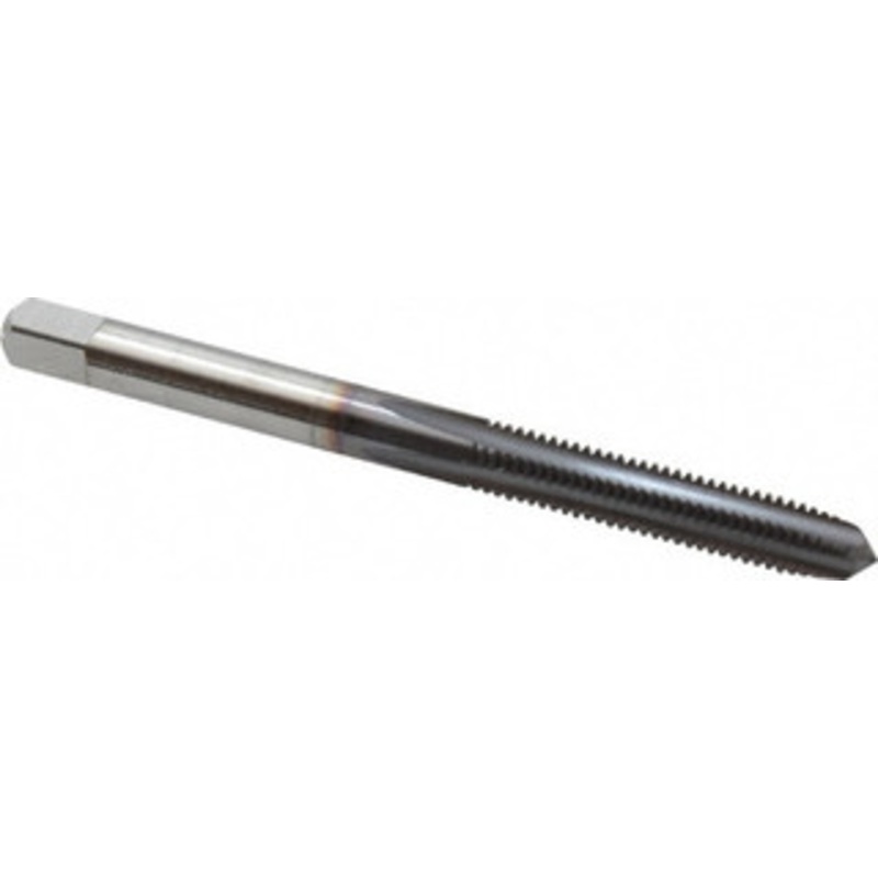 Cleveland Twist Drill #10-32 Plug RH 2B H3 TiCN High Speed Steel 4-Flute Straight Flute Hand Tap 1/2 Thread Length, UNF, Series 1002TICN C56060 – 45730447