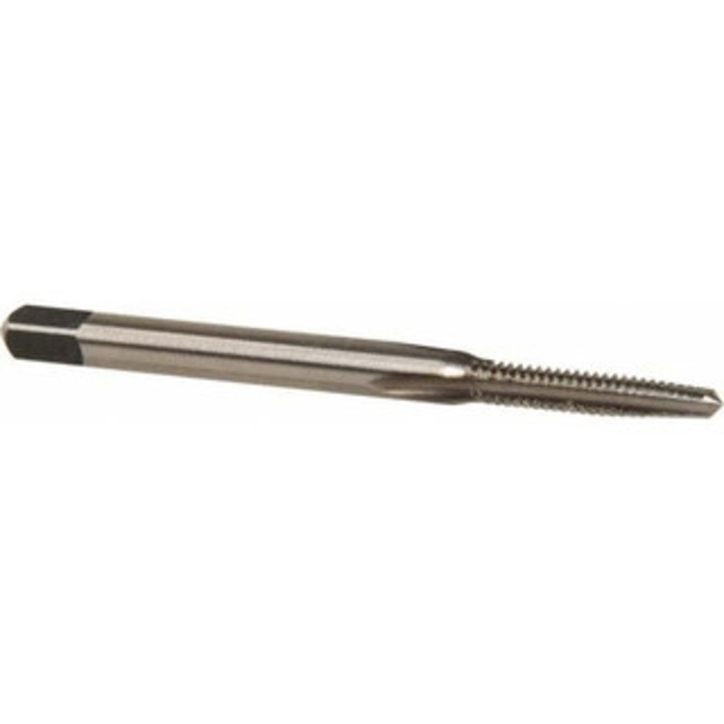 Cleveland Twist Drill #4-40 Taper RH 2B/3B H2 Bright High Speed Steel 3-Flute Straight Flute Hand Tap 1-7/8 OAL, 0.31 Thread Length, UNC, Series 1001 C54149 – 40200982