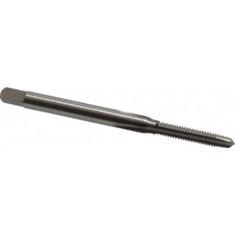 Cleveland Twist Drill #4-48 Plug RH 2B H2 Bright High Speed Steel 3-Flute Straight Flute Hand Tap 1-7/8 OAL, 0.31 Thread Length, UNF, Series 1002 C54154 – 40201089