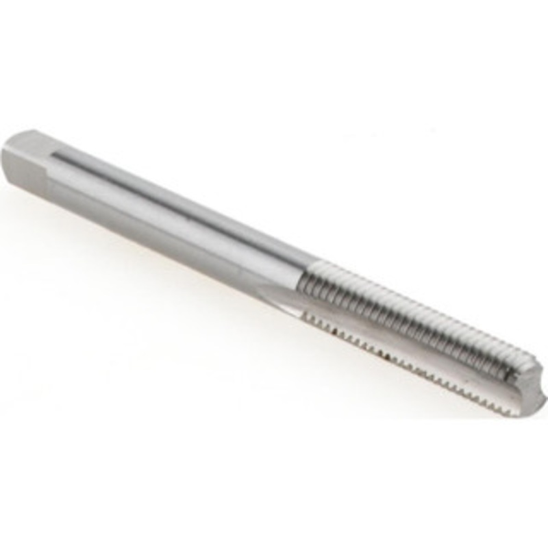 Hertel #10-32 Bottoming RH H1 Bright High Speed Steel 2-Flute Straight Flute Hand Tap 2-3/8 OAL, 7/8 Thread Length, UNF K008253AS – 07678782