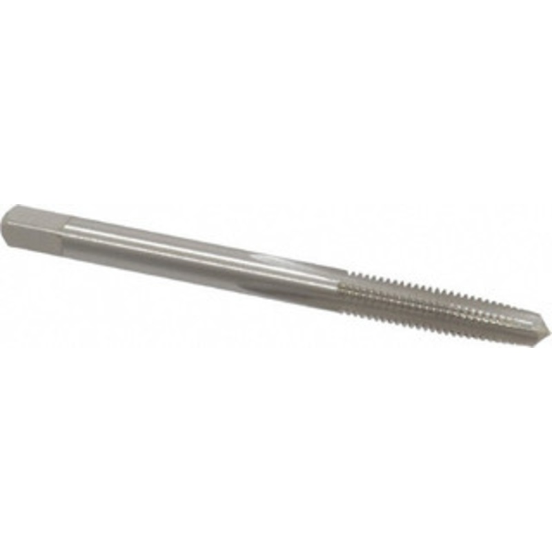 Cleveland Twist Drill #8-36 Taper RH 2B/3B H2 Bright High Speed Steel 4-Flute Straight Flute Hand Tap 2-1/8 OAL, 19.05mm Thread Length, UNF, Series 1001 C54289 – 40202343