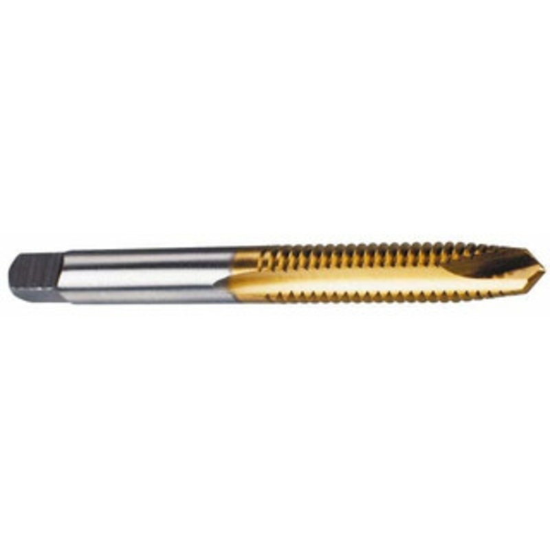 WIDIA Spiral Point Tap: #8-32 UNC, 2 Flutes, Plug Chamfer, 2B/3B Class of Fit, High-Speed Steel, TiN Coated 3/4 Thread Length, 2-1/8 OAL, Right Hand, H3, Series 2301 2746928 – 70739230