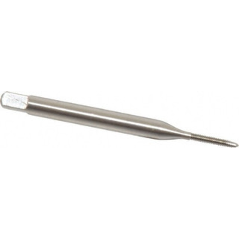 Cleveland Twist Drill #0-80 Plug RH 2B H2 Bright High Speed Steel 2-Flute Straight Flute Hand Tap 1-5/8 OAL, 0.31 Thread Length, UNF, Series 1002 C54029 – 40200081