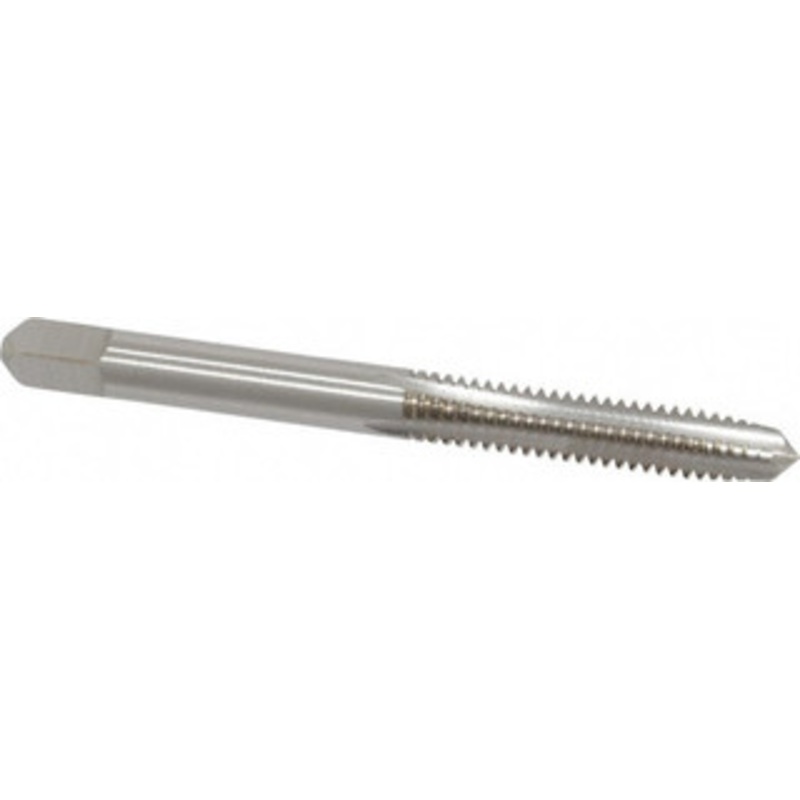 Cleveland Twist Drill #12-24 Plug RH 2B/3B H3 Bright High Speed Steel 4-Flute Straight Flute Hand Tap 2-3/8 OAL, 1/2 Thread Length, UNC, Series 1002 C54386 – 40203366