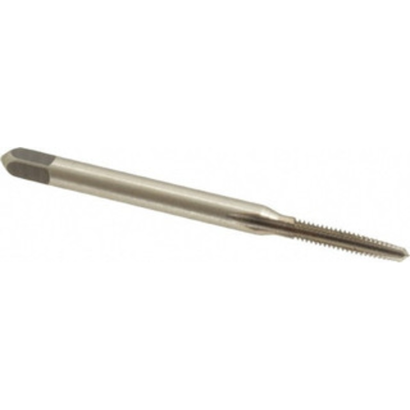 Cleveland Twist Drill #3-48 Taper RH 2B H2 Bright High Speed Steel 3-Flute Straight Flute Hand Tap 1.813 OAL, 12.7mm Thread Length, UNC, Series 1001 C54115 – 40200685