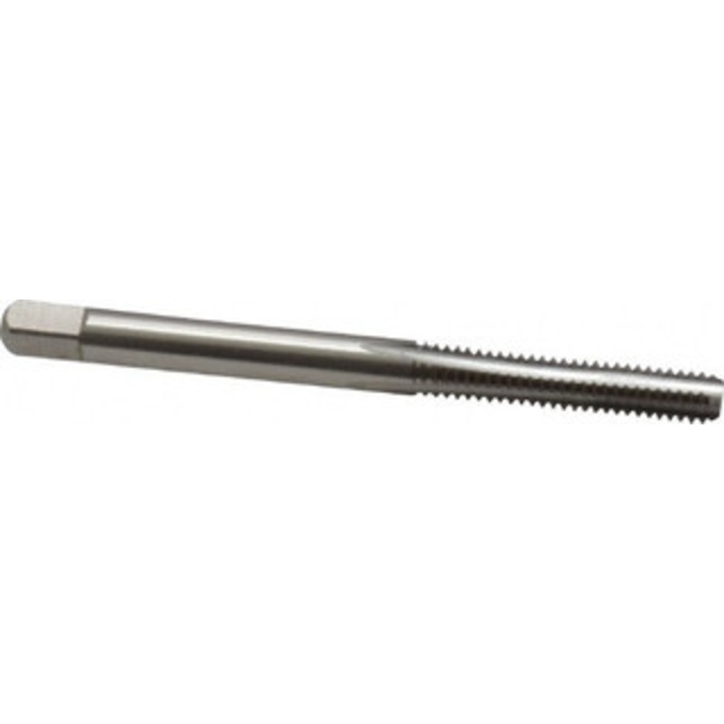 Cleveland Twist Drill #8-32 Bottoming RH 3B H2 Bright High Speed Steel 4-Flute Straight Flute Hand Tap 2-1/8 OAL, 19.05mm Thread Length, UNC, Series 1003 C54271 – 40202061