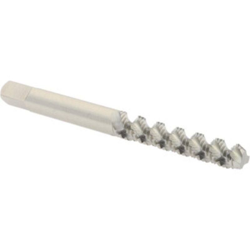Hertel #8-32 UNC, 3 Flute, 52 Helix, Bottoming Chamfer, Bright Finish, High Speed Steel Spiral Flute STI Tap 2-3/8 OAL K007312AS – 07680747