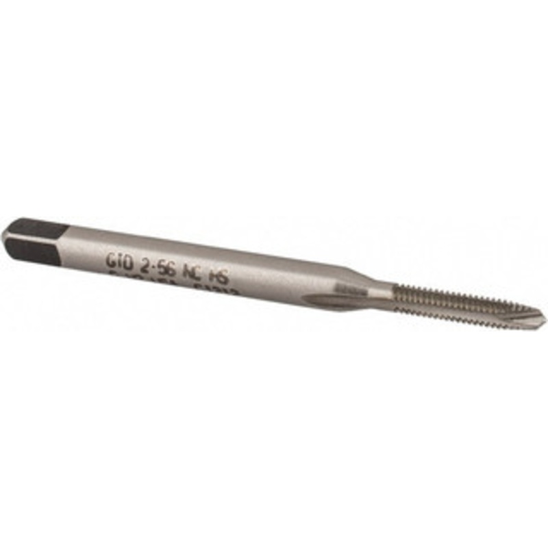 WIDIA Spiral Point Tap: #2-56 UNC, 2 Flutes, Plug Chamfer, 2B/3B Class of Fit, High-Speed Steel, Bright/Uncoated 7/16 Thread Length, 1-3/4 OAL, Right Hand, H2, Series 5301 2867063 – 70740030