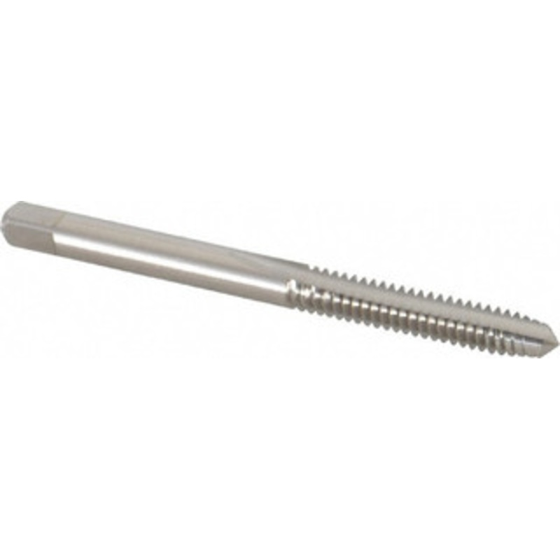 Cleveland Twist Drill #10-24 Plug RH H2 Bright High Speed Steel 2-Flute Straight Flute Hand Tap 2-3/8 OAL, 1/2 Thread Length, UNC, Series 1002 C54318 – 40202509