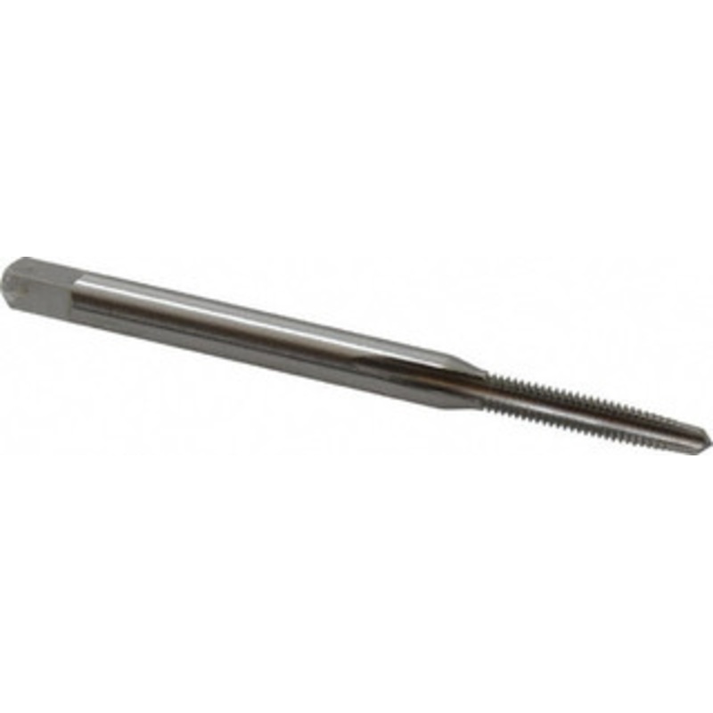 Cleveland Twist Drill #3-56 Taper RH 2B H2 Bright High Speed Steel 3-Flute Straight Flute Hand Tap 1.813 OAL, 12.7mm Thread Length, UNF, Series 1001 C54120 – 40200768