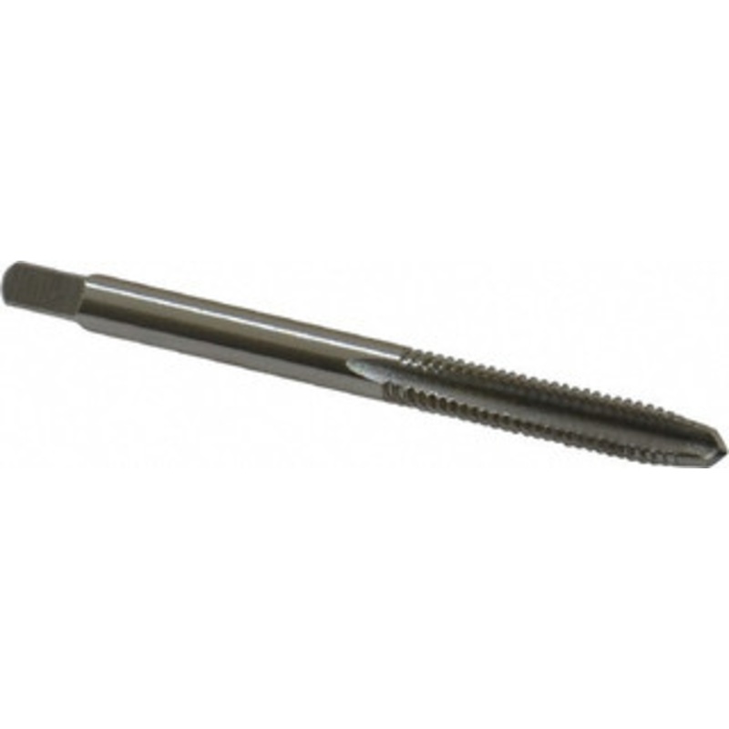 Cleveland Twist Drill #8-32 Plug RH 3B H2 Bright High Speed Steel 2-Flute Straight Flute Hand Tap 2-1/8 OAL, 19.05mm Thread Length, UNC, Series 1002 C54264 – 40201949