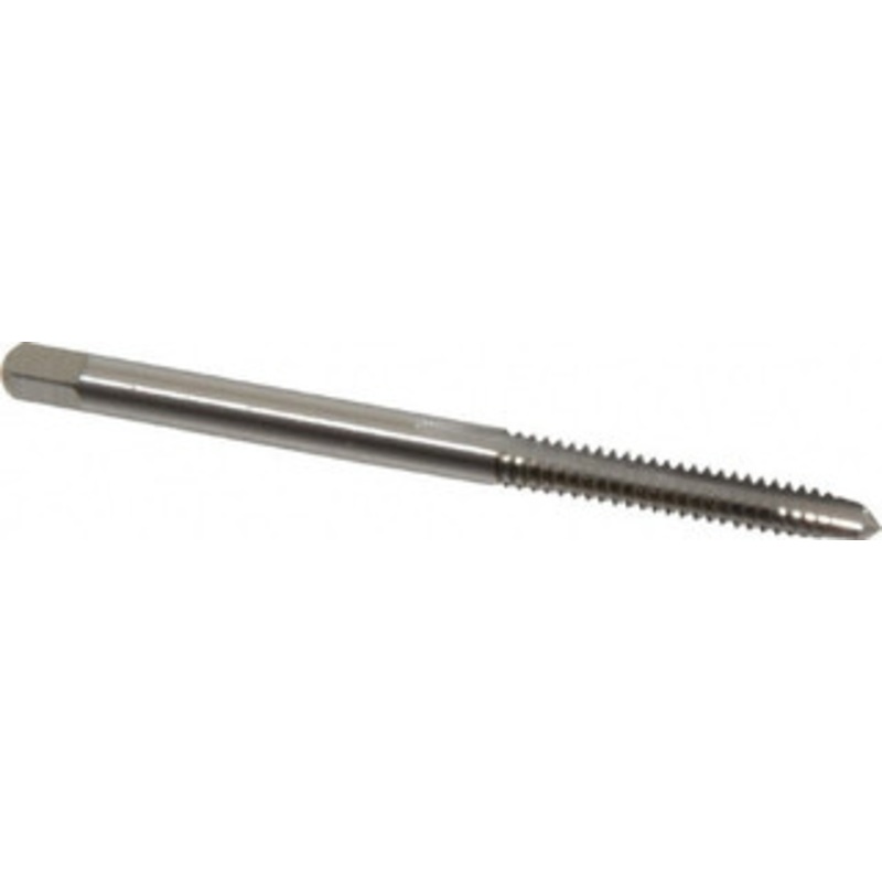 Cleveland Twist Drill #6-32 Plug RH 2B H3 Bright High Speed Steel 3-Flute Straight Flute Hand Tap 50.8mm OAL, 0.38 Thread Length, UNC, Series 1002 C54224 – 40201626