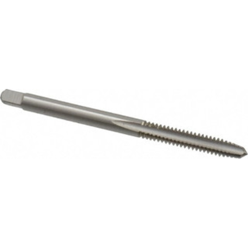 Cleveland Twist Drill #6-32 Plug RH 3B H2 Bright High Speed Steel 3-Flute Straight Flute Hand Tap 50.8mm OAL, 0.38 Thread Length, UNC, Series 1002 C54218 – 40201501