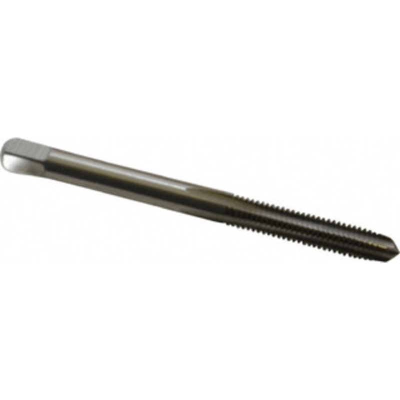 Cleveland Twist Drill #8-36 Plug RH 2B/3B H2 Bright High Speed Steel 4-Flute Straight Flute Hand Tap 2-1/8 OAL, 19.05mm Thread Length, UNF, Series 1002 C54290 – 40202368