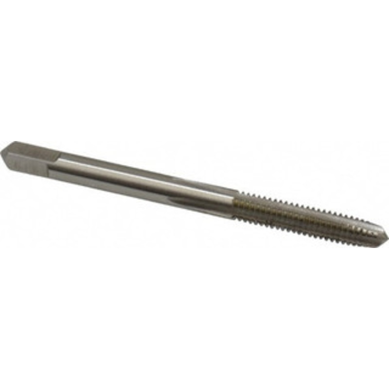 Hertel #8-32 Plug RH H4 Bright High Speed Steel 4-Flute Straight Flute Hand Tap 2-1/8 OAL, 3/4 Thread Length, UNC K011041AS – 85066918