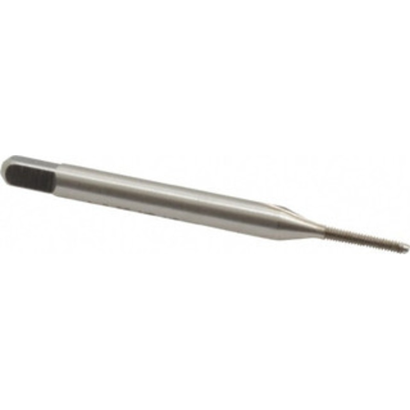 Cleveland Twist Drill #0-80 Bottoming RH 2B H2 Bright High Speed Steel 2-Flute Straight Flute Hand Tap 1-5/8 OAL, 0.31 Thread Length, UNF, Series 1003 C54030 – 40200107