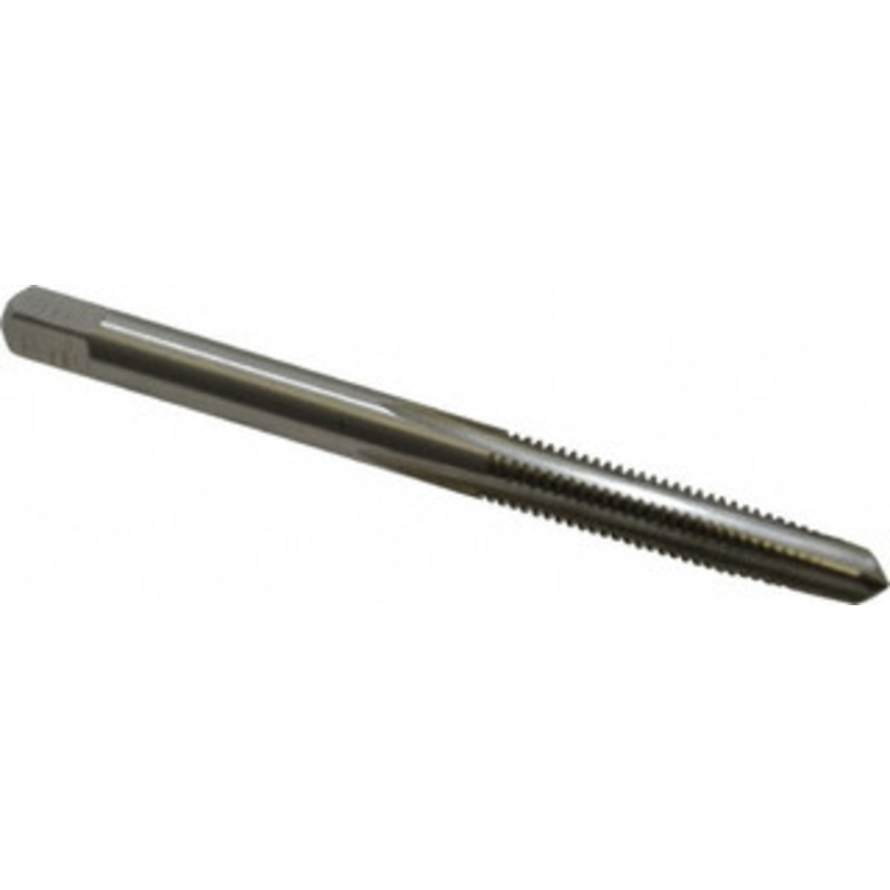 Cleveland Twist Drill #10-32 Taper RH 3B H2 Bright High Speed Steel 4-Flute Straight Flute Hand Tap 2-3/8 OAL, 1/2 Thread Length, UNF, Series 1001 C54348 – 40203028