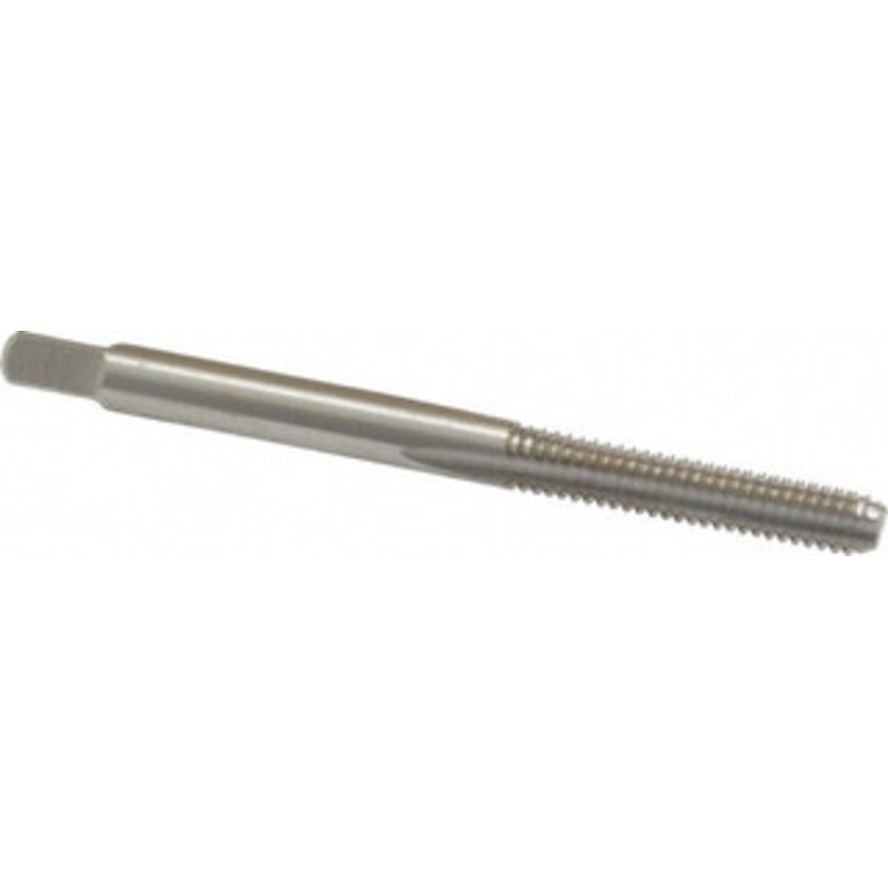 Cleveland Twist Drill #8-32 Bottoming RH 3B H2 Bright High Speed Steel 3-Flute Straight Flute Hand Tap 2-1/8 OAL, 19.05mm Thread Length, UNC, Series 1003 C54268 – 40202004