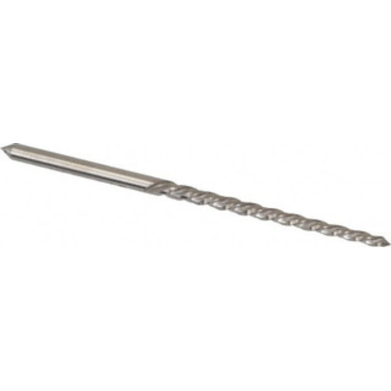 Cleveland Twist Drill #6/0 Pin, 0.0806 Diam, 0.0611 Small End, 3/32 Diam Straight Shank, 15/16 Flute, Taper Pin Reamer Helical Flute, 1-15/16 OAL, Left Hand Spiral, Right Hand Cut, High Speed Steel C24230 – 63758957