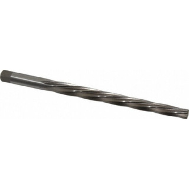 Value Collection #7 Pin, 27/64 Diam, 0.3297 Small End, 13/32 Diam Straight Shank, 4-7/16 Flute, Taper Pin Reamer Spiral Flute, 6-5/16 OAL, Left Hand Spiral, Right Hand Cut, High Speed Steel SM25N07 – 02402071